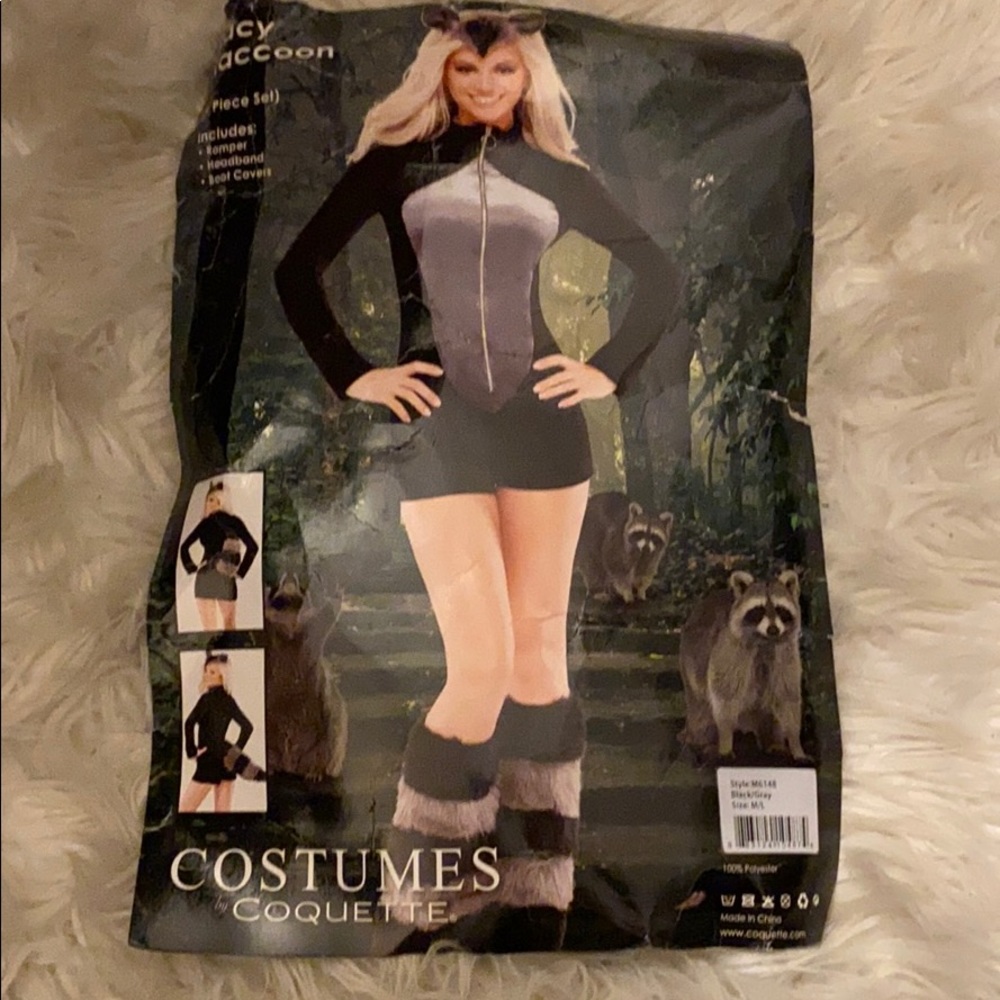 Women’s raccoon Halloween costume